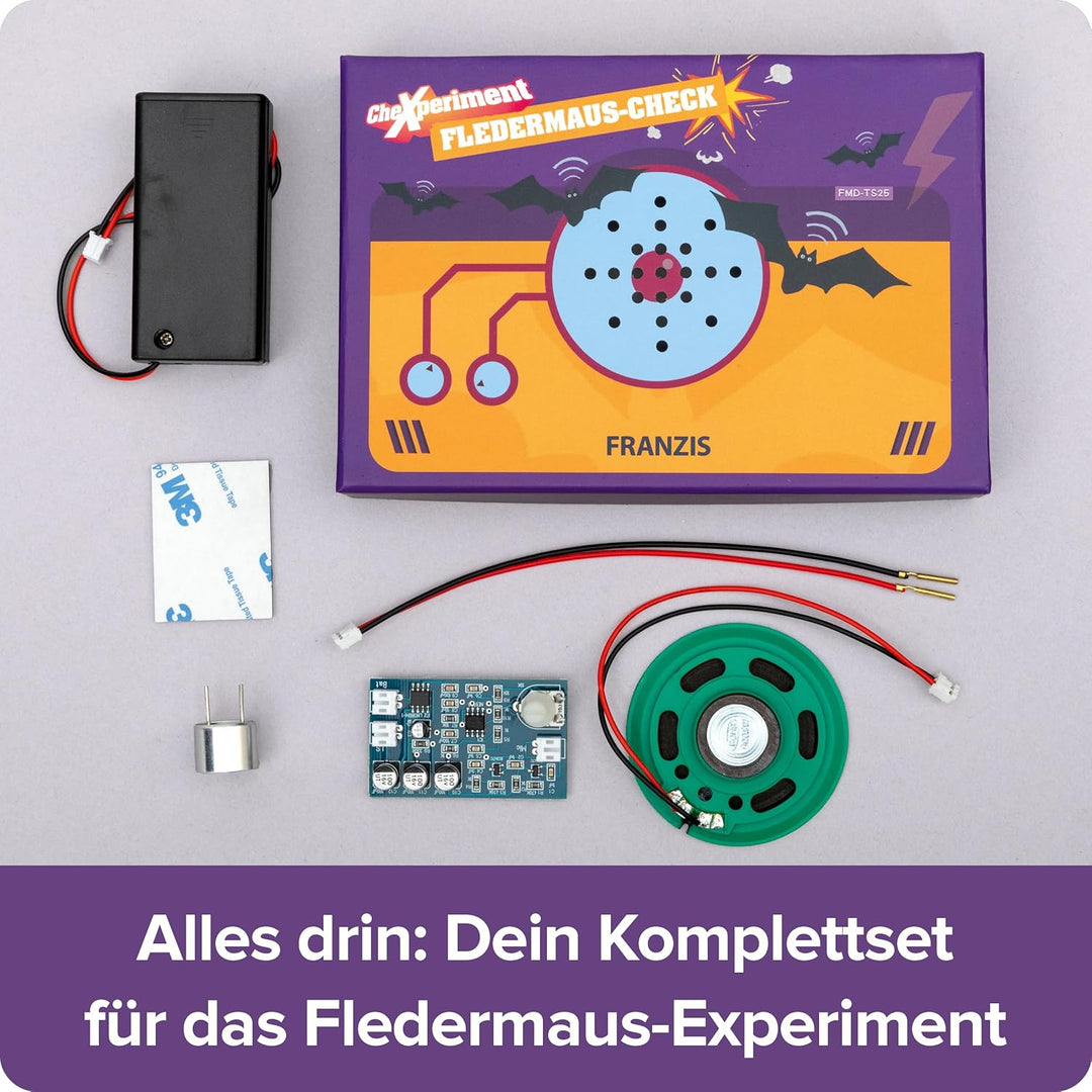 FRANZIS 67248 - CheXperiment - Fledermaus Check - Entdecke mit Checker Tobi die Welt der Fledermäuse