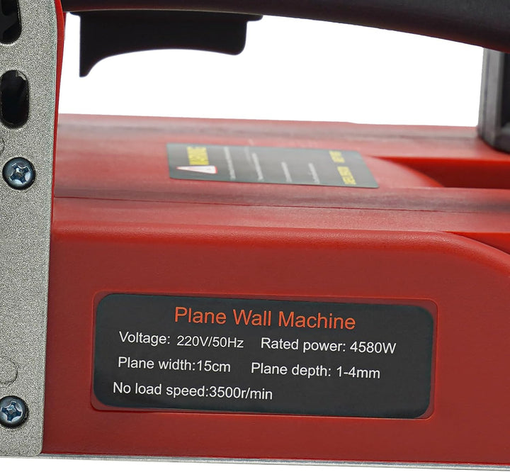 Tapetenentferner, 4580W Elektrischer Betonfräser mit Seitenmesser Wandschaber, 3500 U/min, einstellb