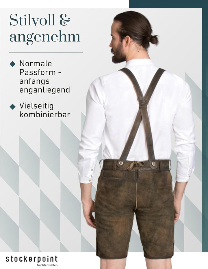 Stockerpoint Herren Hose 44 Bison Gespeckt, 44 Bison Gespeckt