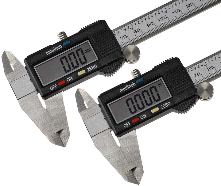 Digitale Präzisions Messschieber 150mm / 6 Zoll Messen von Abständen Durchmesser Tiefenmass Innenmas