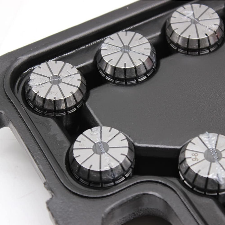 Futchoy Spannzangensatz ER32 17-tlg Spannzangenfutter Satz 15 Stueck 3-20MM Spannzangenfutter mit Bo