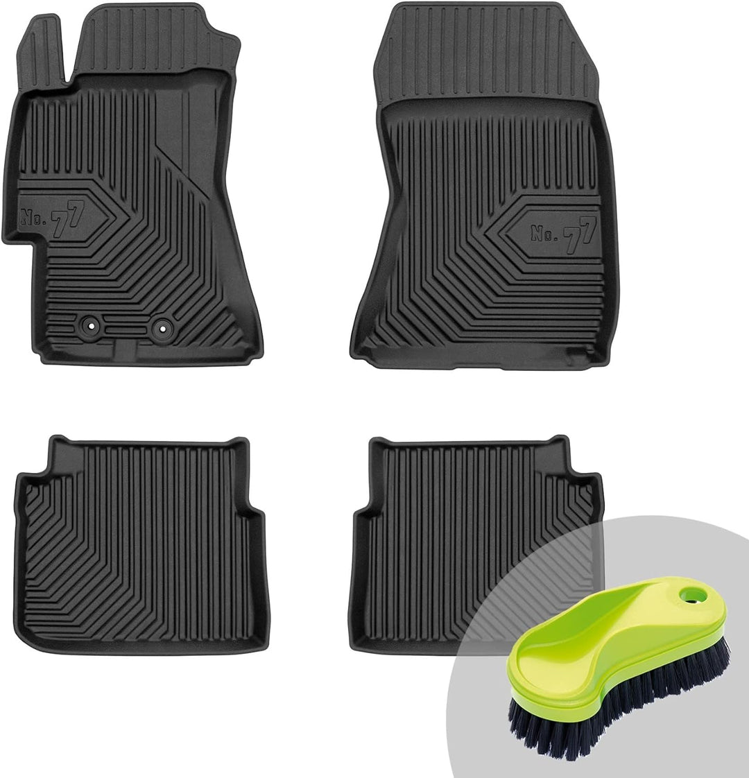 FROGUM No.77 Gummimatten Ganzjahresset von Auto Fussmatten Autofussmatten für Subaru Impreza III GH