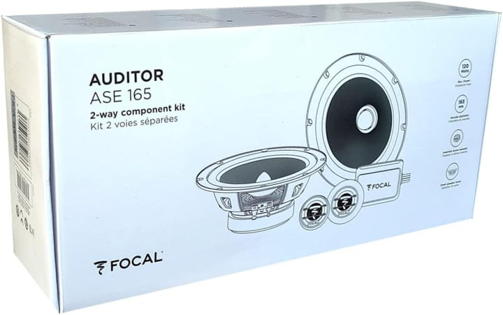 1 kit 2 Wege Focal Auditor ASE-165 ASE165 6,5" 16,5 cm 60 watt rms 120 watt max mit 2 tieftönern 2 h