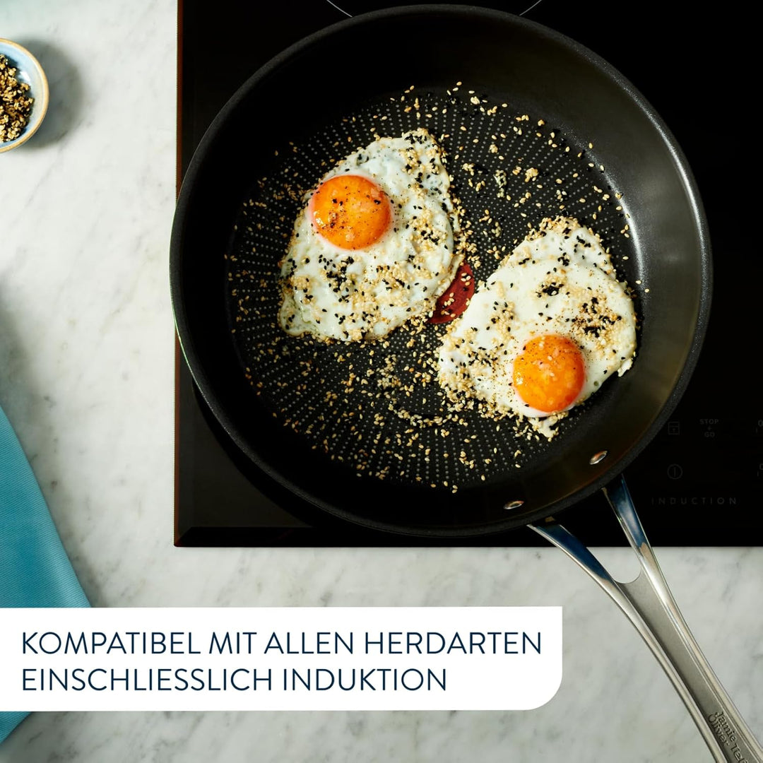 Tefal E30688 Jamie Oliver Cook`s Classic Wokpfanne 30 cm | Antihaftversiegelung | sicher | Thermo-Si