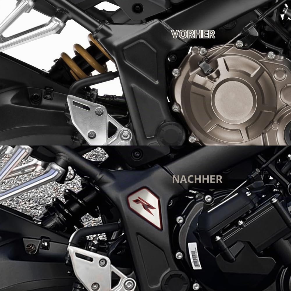 WOOGA Motorrad-Karosserierahmenfüllung passend für Ho&amp;n&amp;da CBR 650R CB650R 2019-2025 Rahmenseitentei
