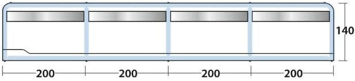 Outwell Windscreen Air Windschutz grau