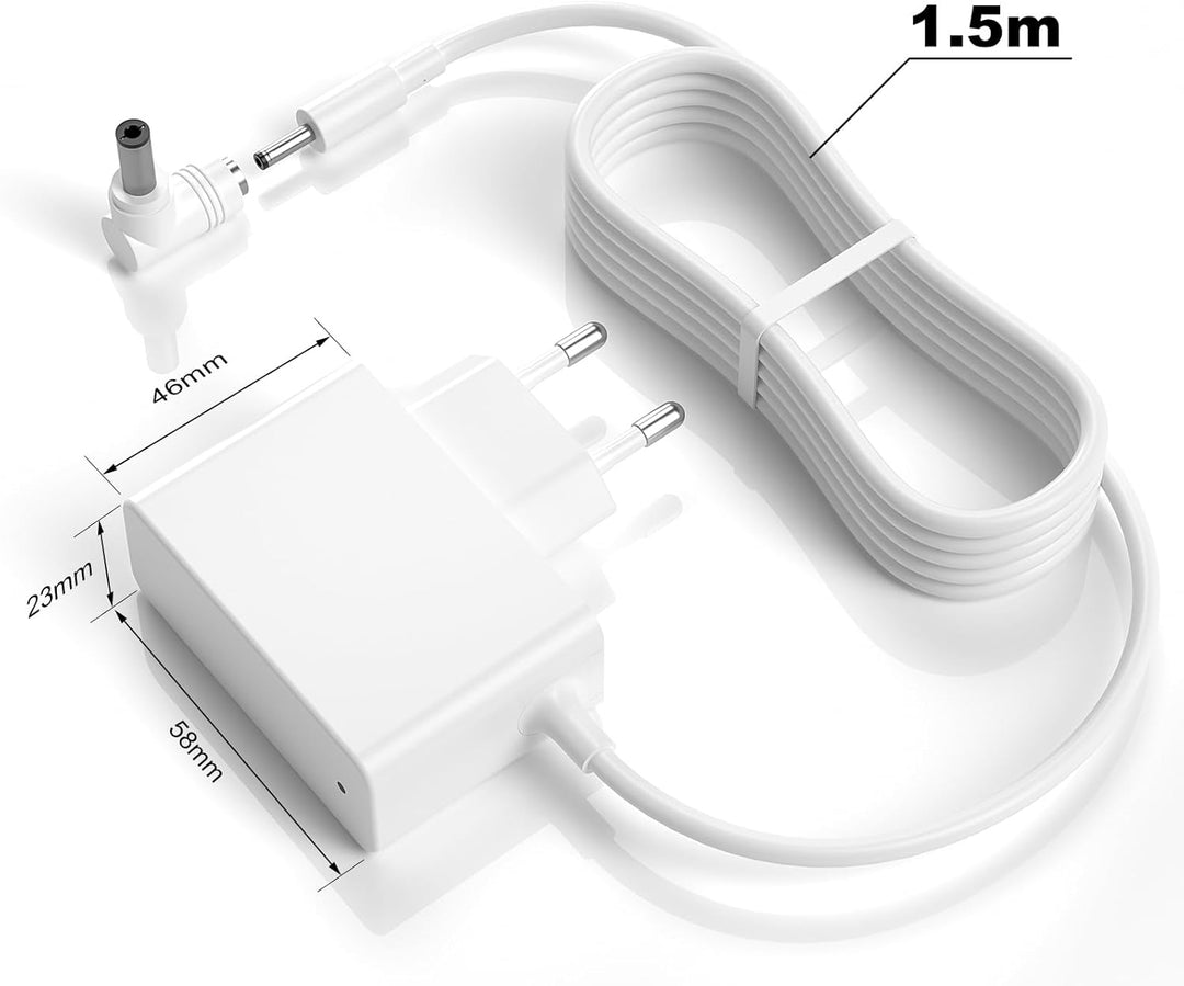 Netzadapter für VTech 80-002181, Ladegerät 6 V/7,5 V, Trafo für VTech Kidimagic Starlight Wecker Ste