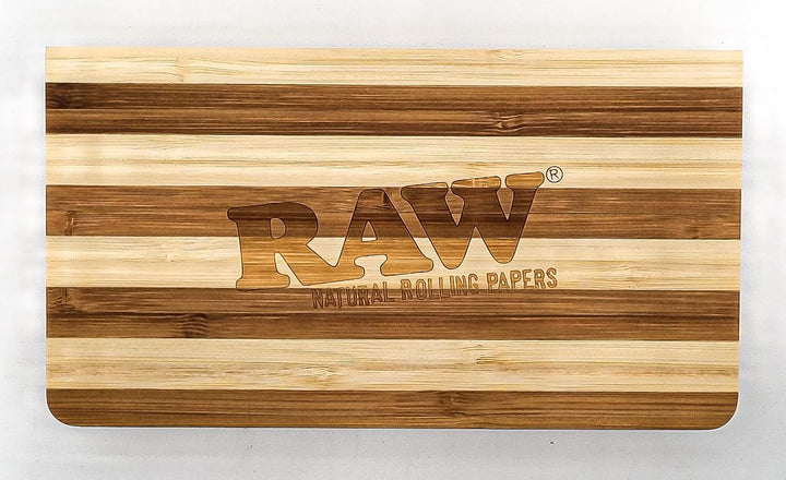 RAW Rolltablett gestreift, Limitierte Auflage, magnetisch verschliessbar, beige, Backflip