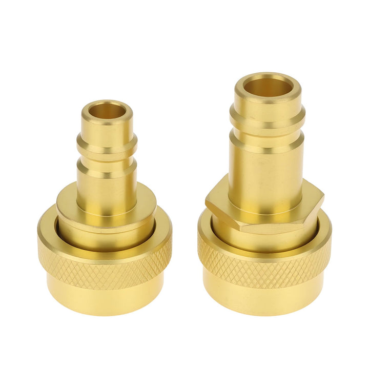 Adapter R1234yf auf R134a Einstellbarer Hoch- Und Niederdruckanschluss für AC-Kältemittel