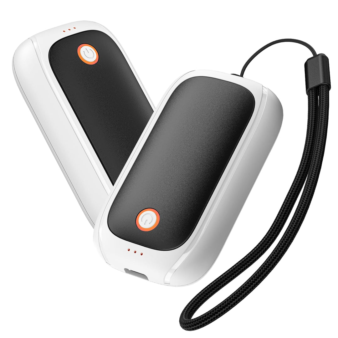 2er-Pack Wiederaufladbare Handwärmer, Magnetische Elektrische Handwärmer Taschen, 12 Stunden Maximal