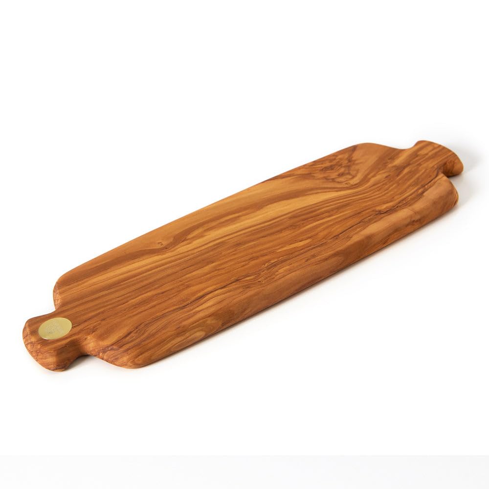Bérard | Racine - Schneidbrett aus Olivenholz, Länge: 42 cm 42L x 14B cm Olivenholz, 42L x 14B cm Ol