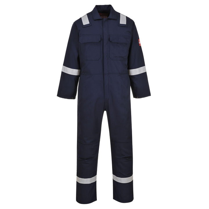Portwest Bizweld Iona FR Overall, Grösse: XL, Farbe: Marine, BIZ5NARXL Schwarz XL Normale Länge, Sch
