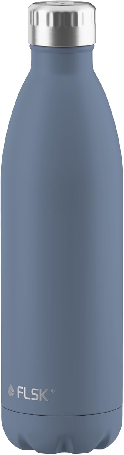 FLSK Trinkflasche – Premium Edelstahl Thermosflasche – 100% auslaufsicher &amp; kohlensäuregeeignet – hä