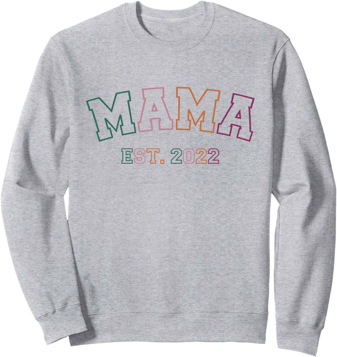 Retro Mama Est 2022 - Muttertag Sweatshirt