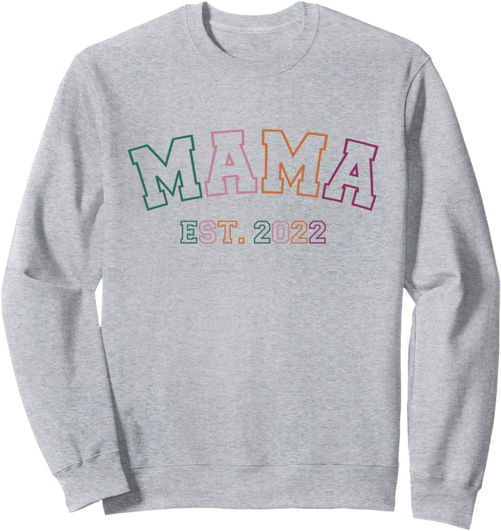 Retro Mama Est 2022 - Muttertag Sweatshirt