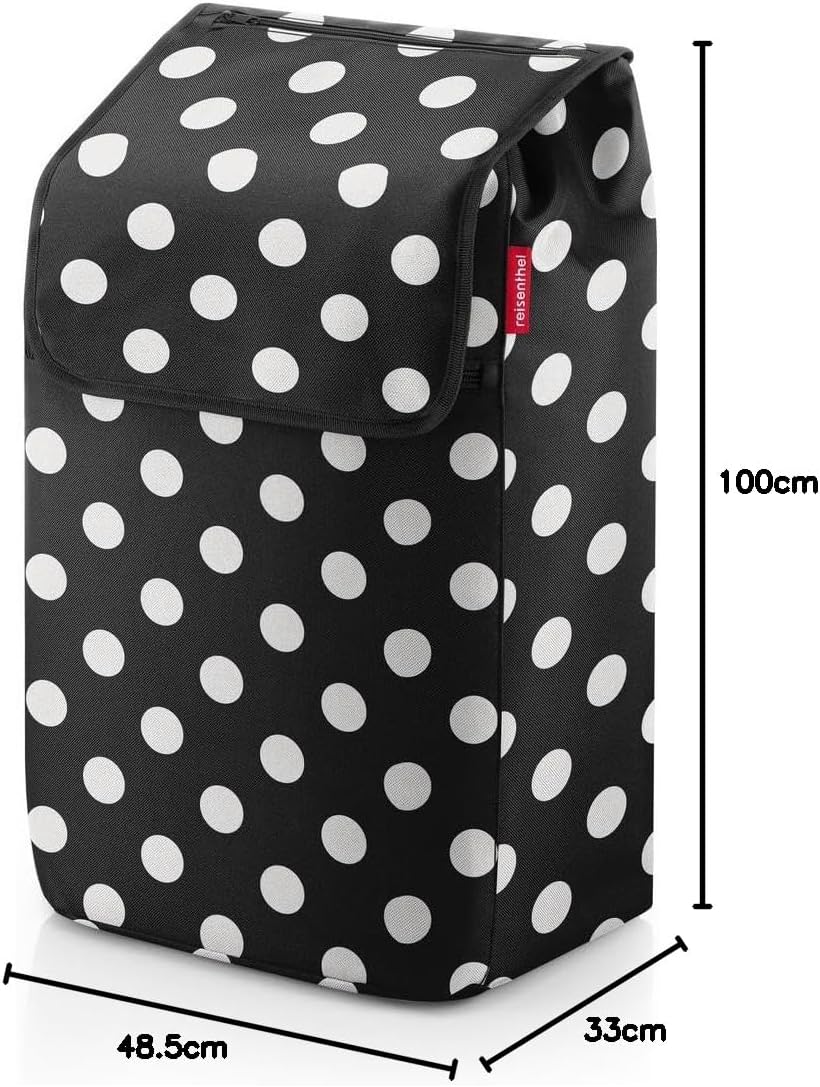 reisenthel Shopping Trolley dots White - Leichter, geräumiger Shopping Trolley für den Wocheneinkauf