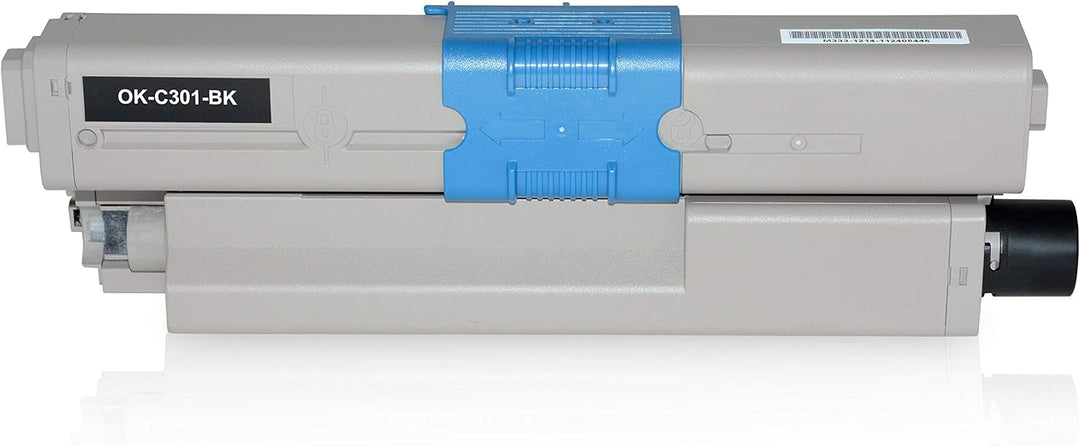 4 Toner kompatibel mit Oki C301, C321DN, C301DN, MC332DN, MC342DN, MC342DNW, MC340 Series - Schwarz