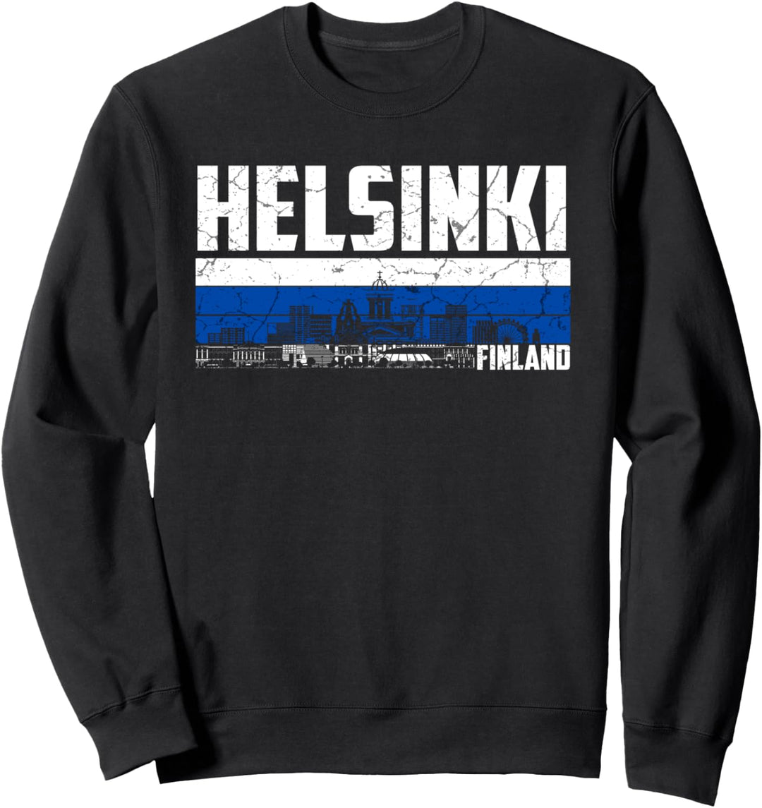 Mein Helsinki Skyline Heimat Stadt Souvenir Sweatshirt