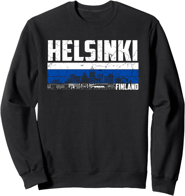 Mein Helsinki Skyline Heimat Stadt Souvenir Sweatshirt