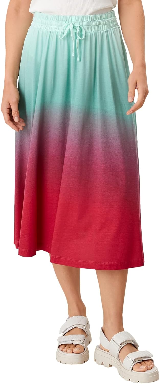 s.Oliver Damen Rock 48 Pink|rot|türkis, 48 Pink|rot|t&#xFC;rkis