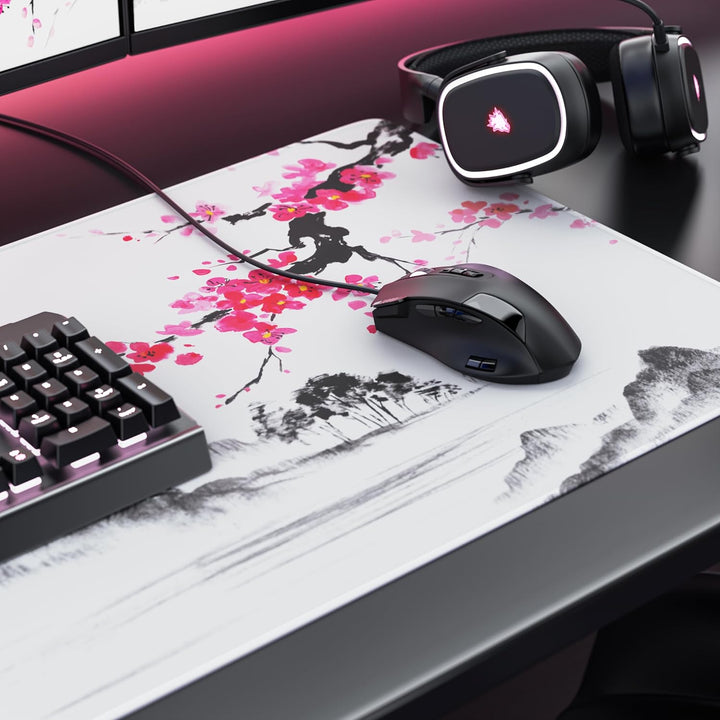 TITANWOLF - XXL Speed Gaming Mauspad 900 x 400mm - XXL Mousepad - Tischunterlage Large Size - verbes