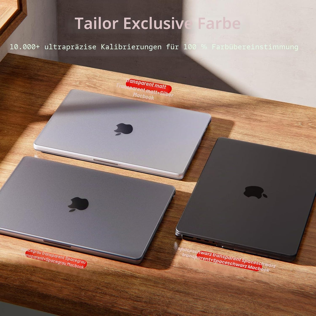 soonjet Kompatibel mit MacBook Pro 16 Zoll Hülle 2024–2021 M4- M1 Pro/Max [100% übereinstimmende Ori