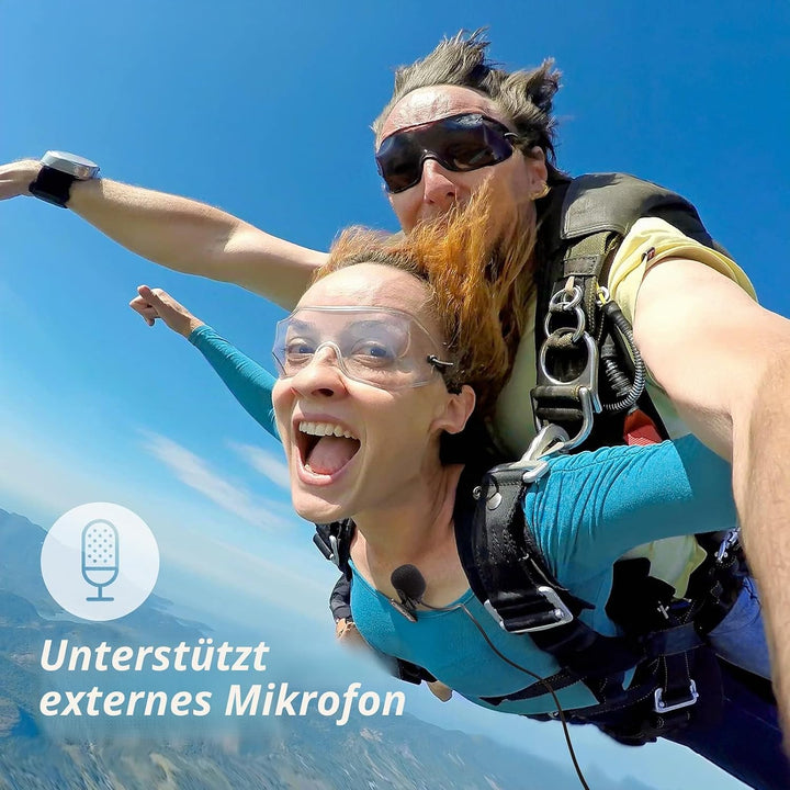 AKASO Brave 4 Pro Action Cam 4K 40M mit U3-Speicherkarte 256 GB, Kamera 20 MP WiFi 170 ° Weitwinkel