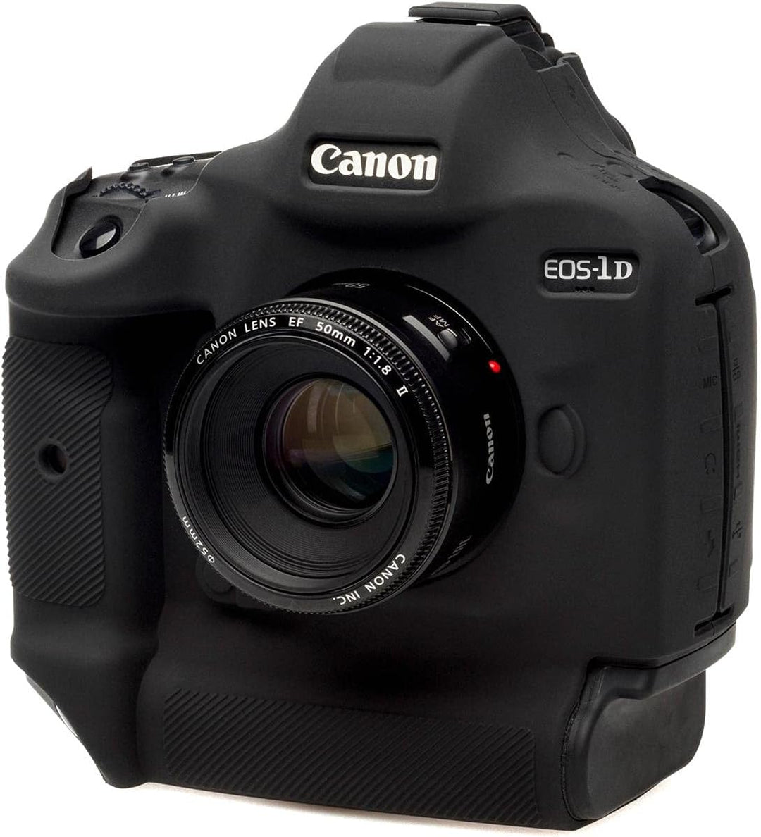 easyCover - Silikon Kameratasche - Schutz für Ihre Kamera - Canon 1Dx Mark III - Schwarz, Schwarz