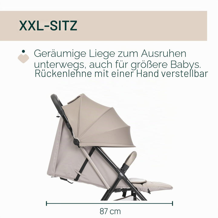 Chicco Kinderwagen Taormina, Ab Geburt bis 22 Kg, Praktisch und leicht, Zusammenklappbarer Buggy, Ki