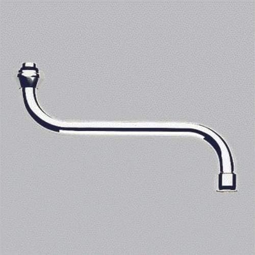 GROHE S- Auslauf (für Küchen-Wandbatterien, 1/2", Bogenauslauf, Auslauf mit Mousseur, langlebig), ch