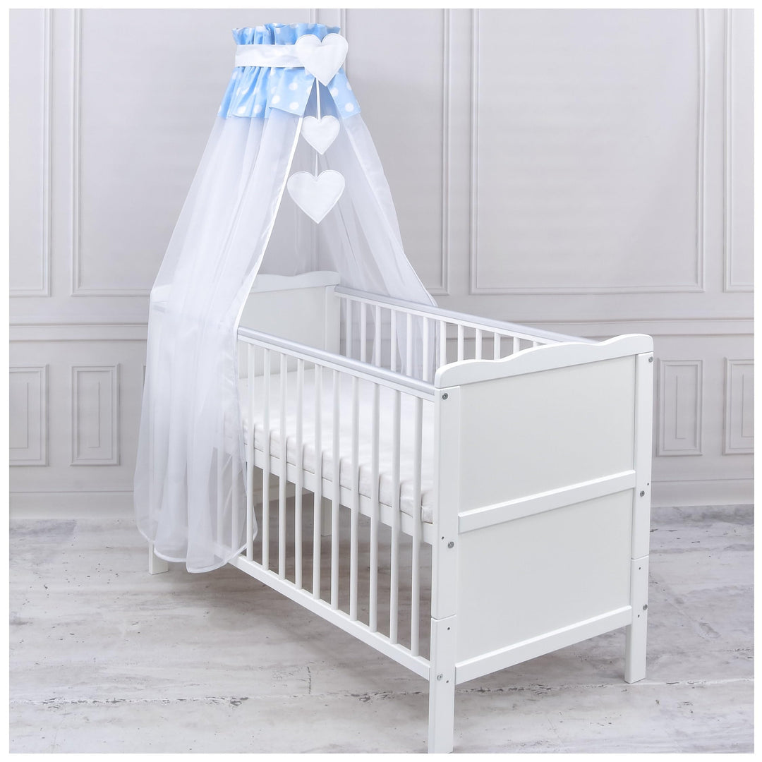 Generisch Baby Delux Babybett Himmel Betthimmel Chiffon Baldachin für Babybett Kinderbett Wiege Stub