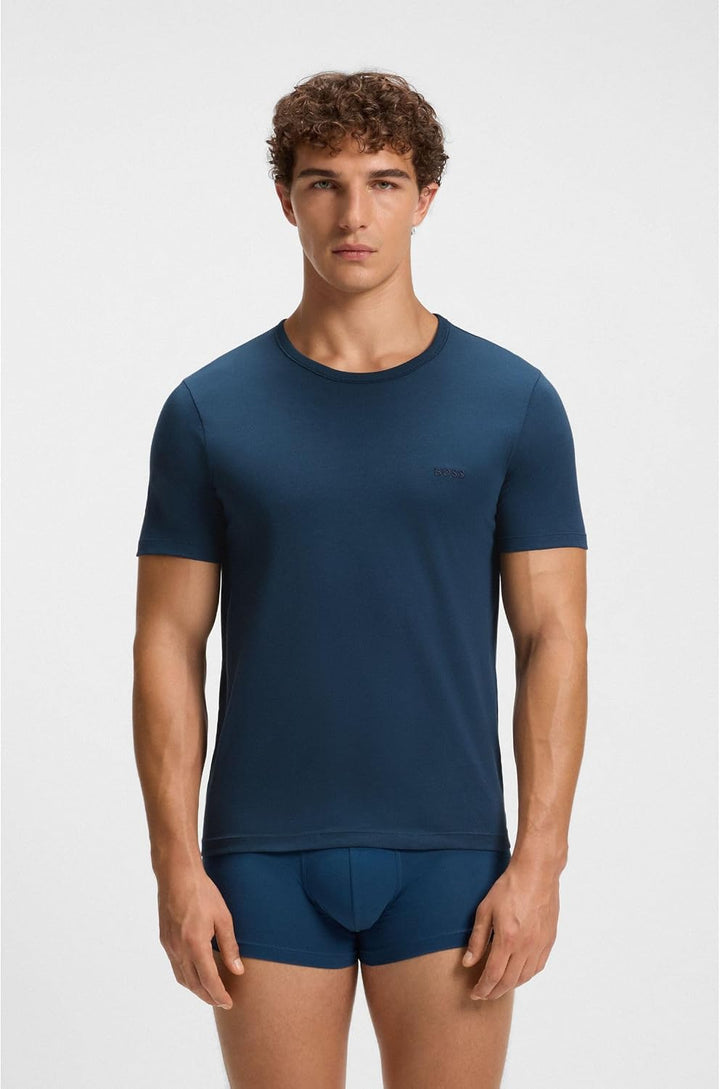 BOSS Herren Tshirtrn 3p Classic 10267939 0 Underwear_T_Shirt (1er Pack) XXL Open Miscellaneous, XXL