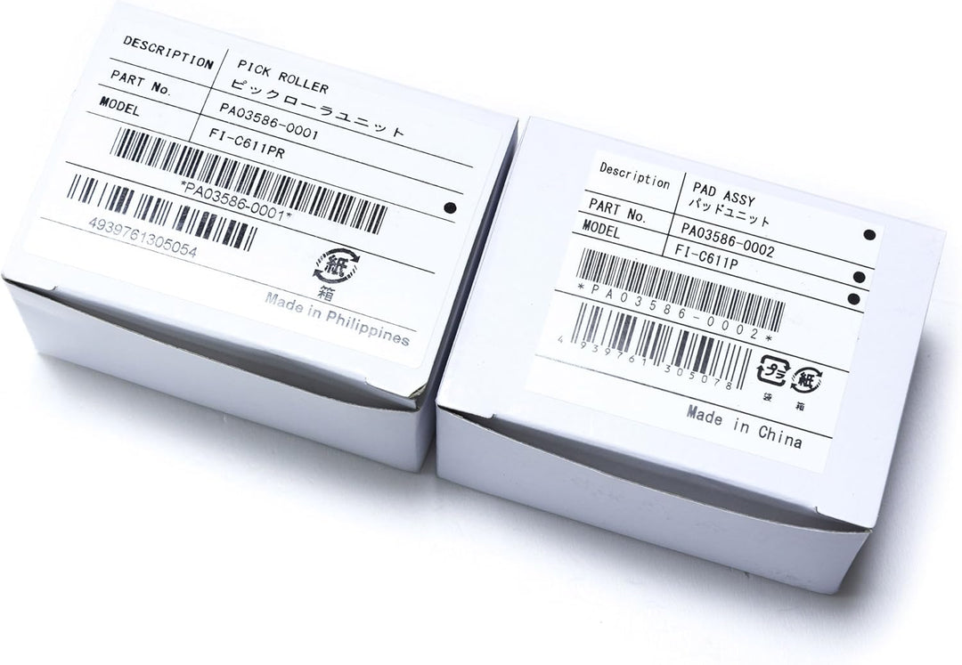 YANZEO PA03586-0001 PA03586-0002 Einzugsrolle & Pad Assembly für Fujitsu ScanSnap S1500 S1500M N1800