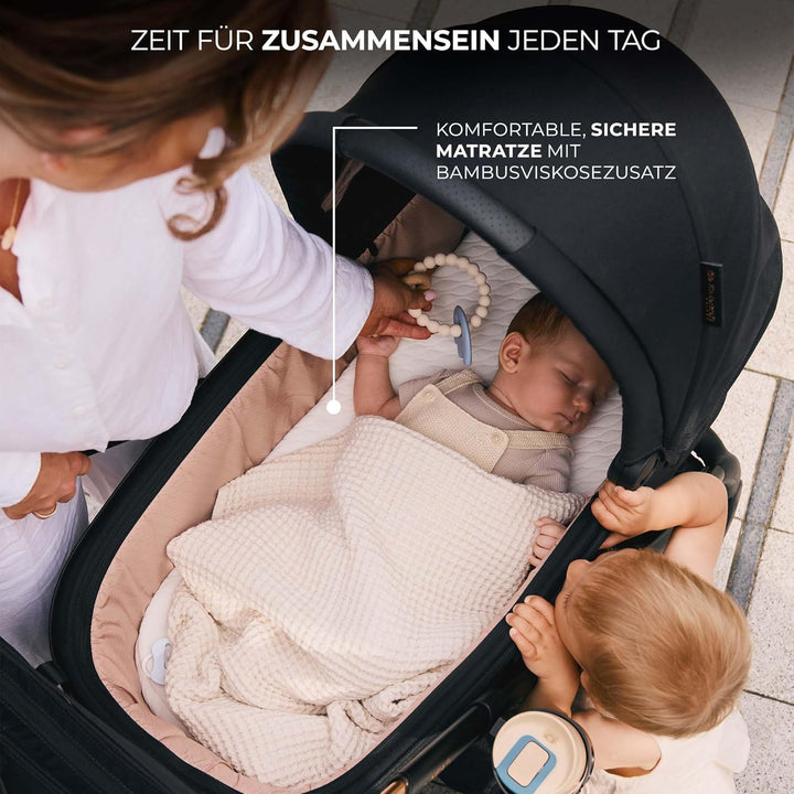 Kinderkraft NEA 2 Kinderkraft buggy von Geburt bis 22 kg, Zusammenklappen mit einer Hand, Liegeposit