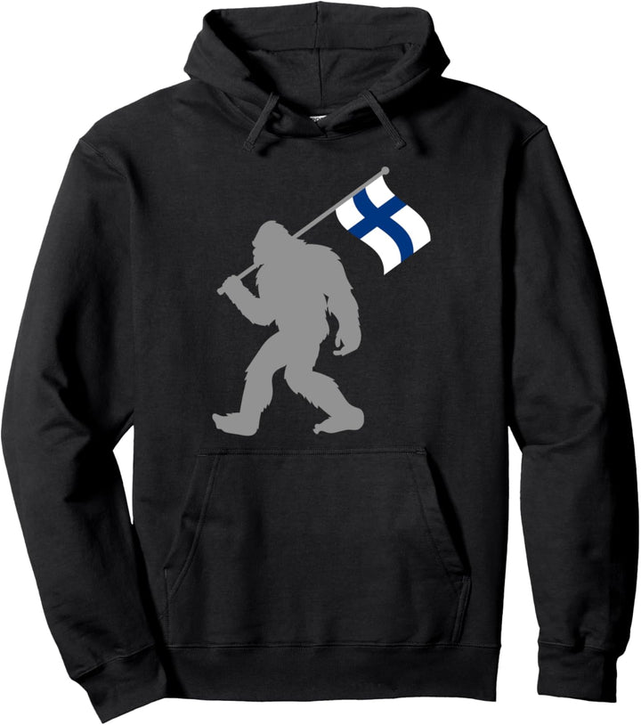 Suomi oder Finnische Fahne auf Finnland Flagge Pullover Hoodie