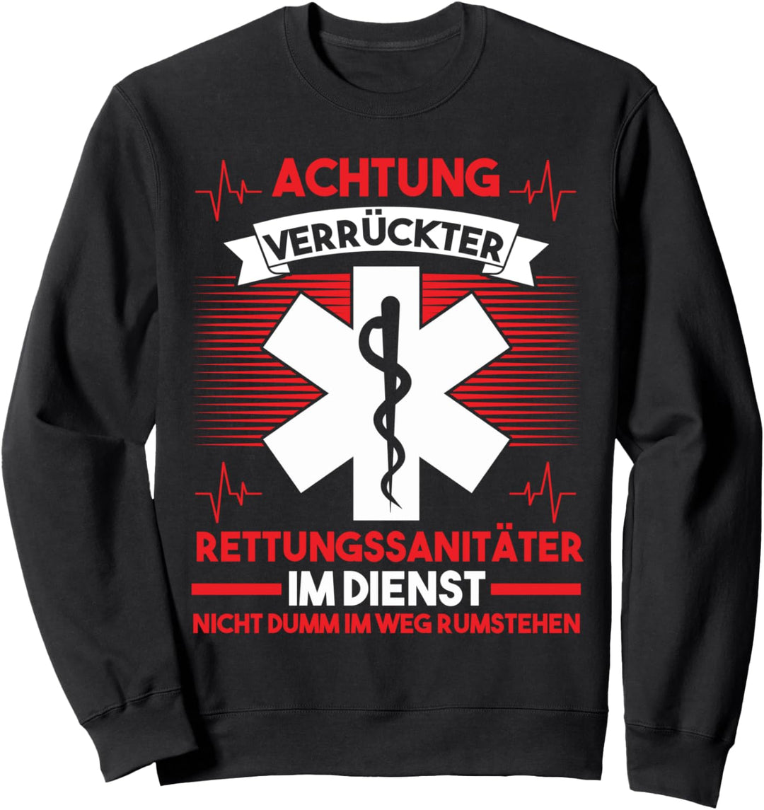 Rettungssanitäter Rettungshelfer Rettungsdienst Sweatshirt