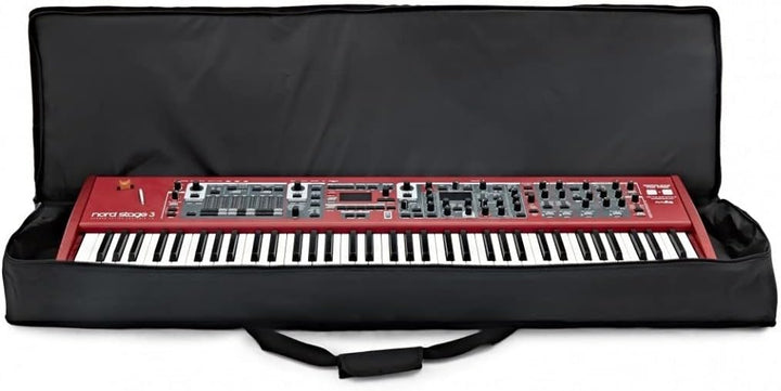 76-Tasten-Tastaturtasche mit Polsterung und Riemen von Gear4music