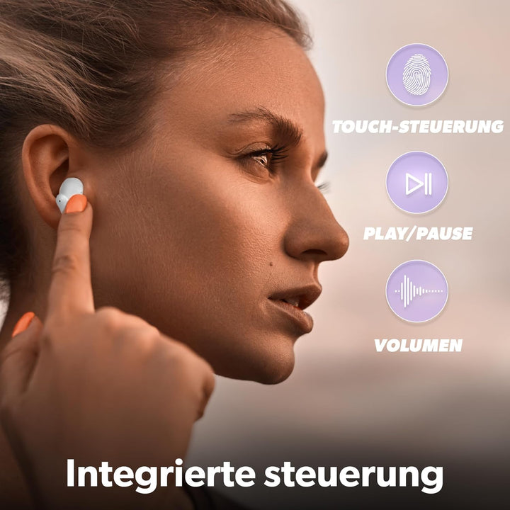 T'nB Bluetooth-Kopfhörer, kabellos, Kollektion Exclusiv, Bluetooth 5.3 mit integriertem Mikrofon, 15