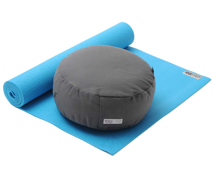 Yoga-Set Starter Edition - Meditation (yogamatte + Kissen) türkis, türkis