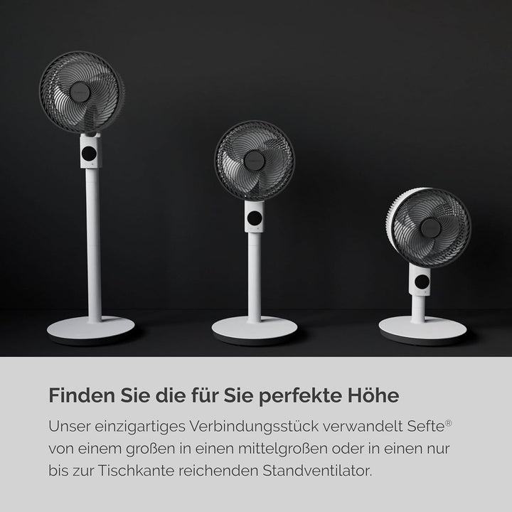 MEACO MeacoFan Sefte® Standventilator - höhenverstellbar Ventilator mit leistungsstarkem Luftstrom -