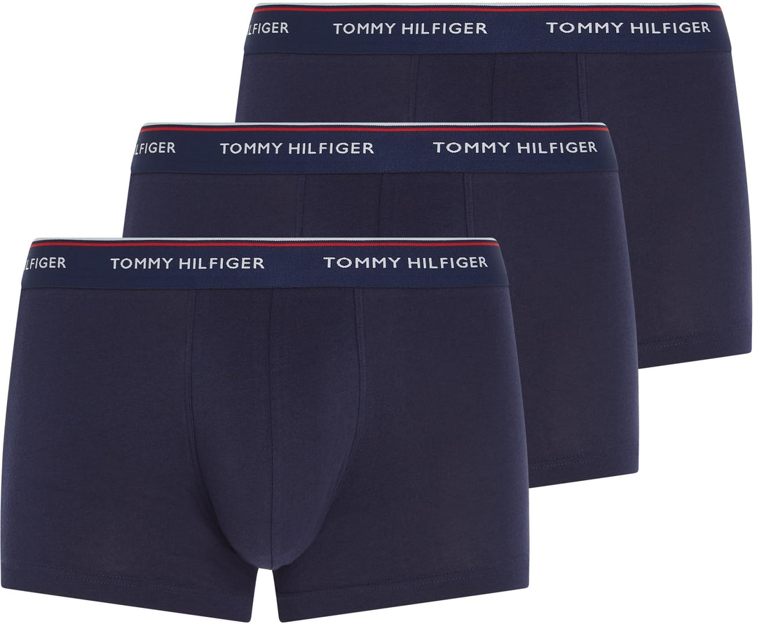 Tommy Hilfiger Herren Boxershorts (3er Pack) S Blau (Peacoat), S Blau (Peacoat)