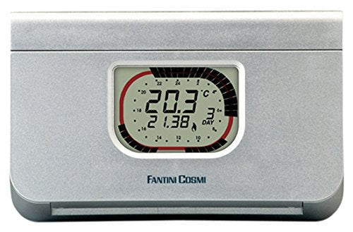 Fantini Cosmi cC58 N Thermostat, C57C Wöchentlich Silber, Wöchentlich Silber