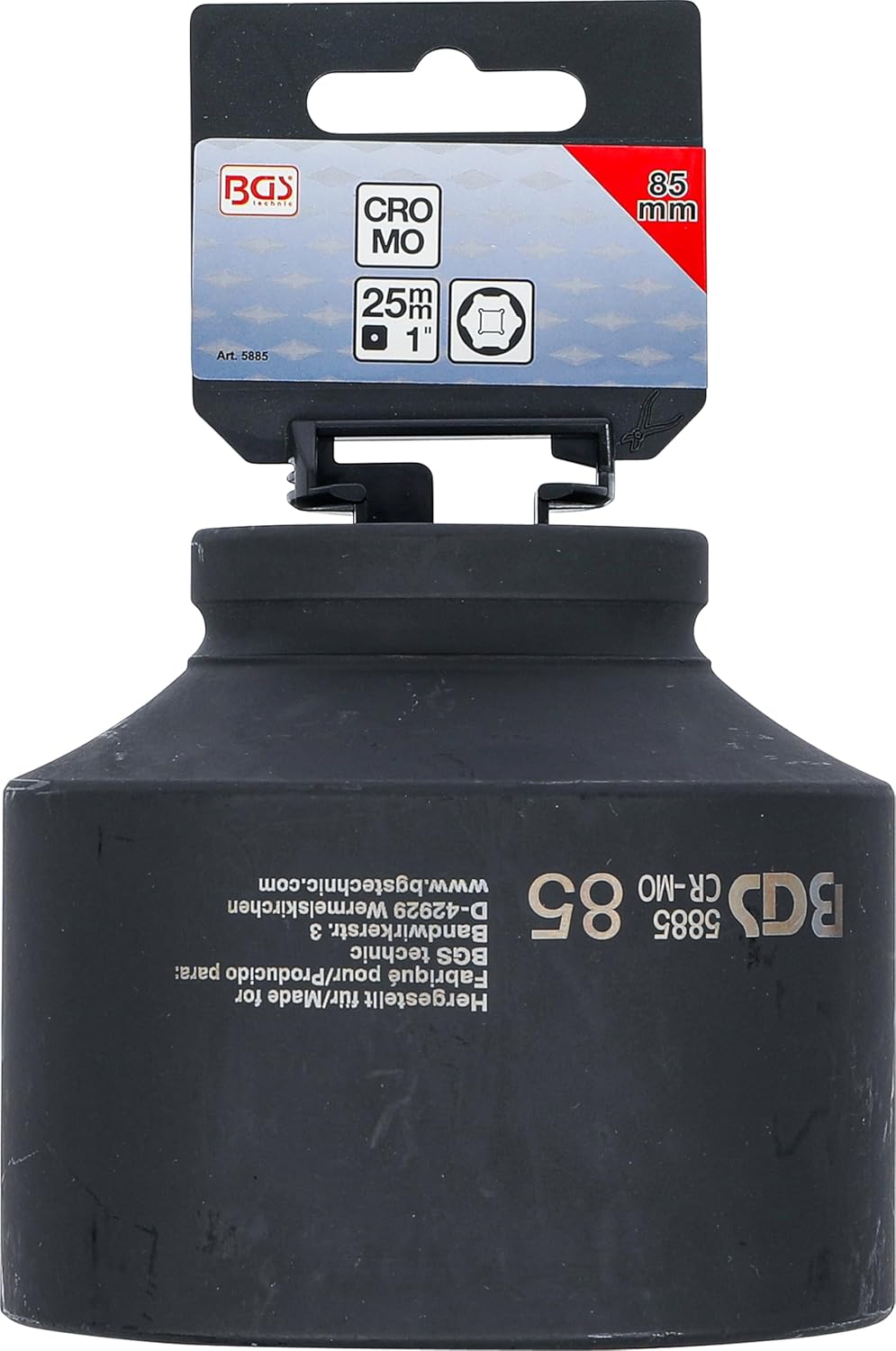 BGS 5885 | Kraft-Steckschlüssel-Einsatz Sechskant | 25 mm (1") | SW 85 mm Schlüsselweite: 85 mm, Sch