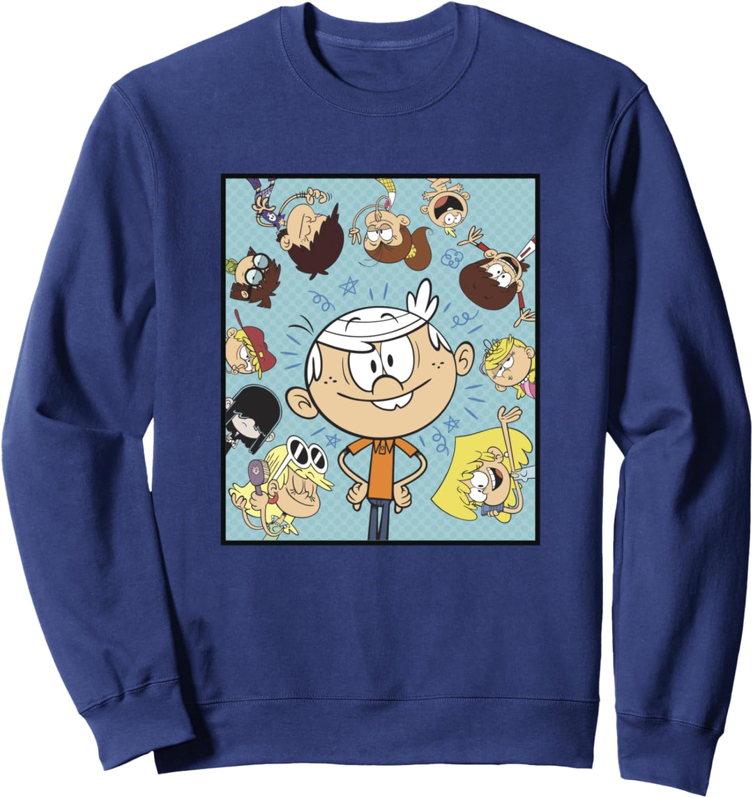 The Loud House Group Circle Portrait Poster Sweatshirt