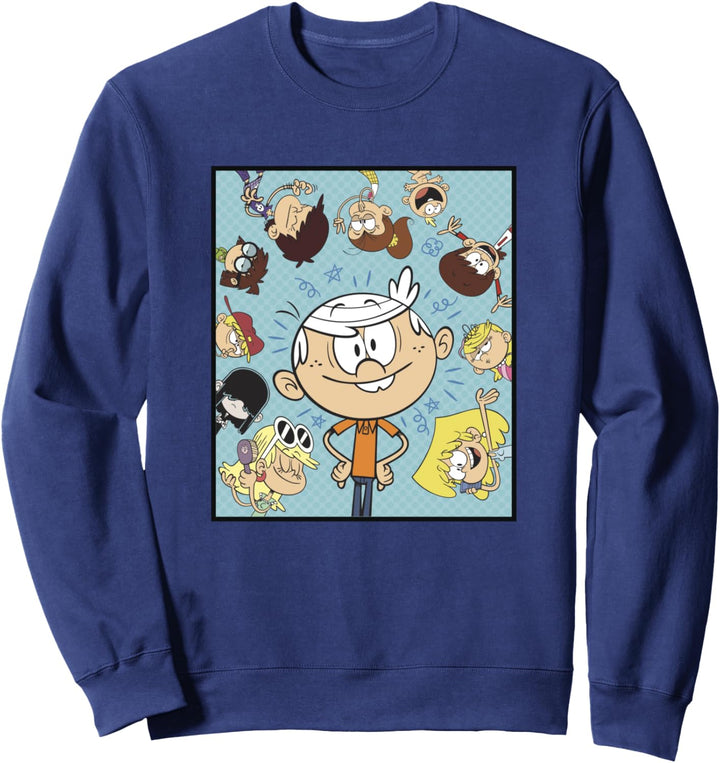 The Loud House Group Circle Portrait Poster Sweatshirt