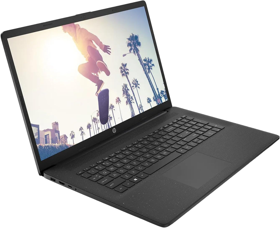 HP 17 - Schwarz - 17,3" FHD - Celeron N4120 - RAM: 16GB - SSD: 250GB - Windows 11 Pro #mit Funkmaus