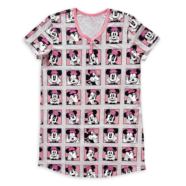 Disney Minnie Mouse Nightshirt for Women, Size M/L