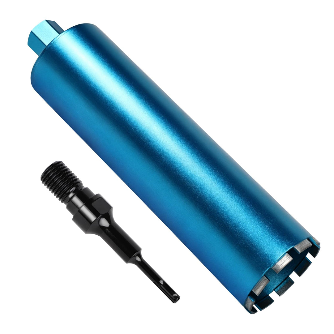 CPROSP 1¼" UNC Diamantbohrkrone ø110mm L450mm, Bohrkrone mit SDS PLUS Adapter, Laserstrahlschweissen