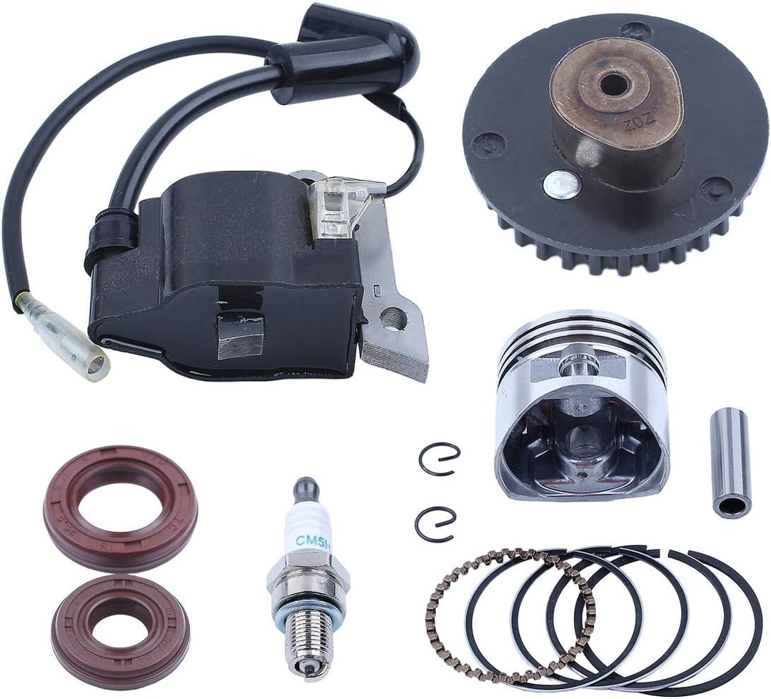 35mm Kolbenringe Zündspule Nockenwelle Riemenscheibe Wellendichtring für Honda GX25 25cc 4-Takt Moto