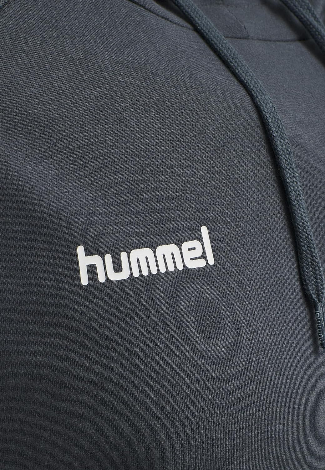 hummel Herren go Cotton Hoodie Kapuzenpullover M Grauweiss, M Grauweiss